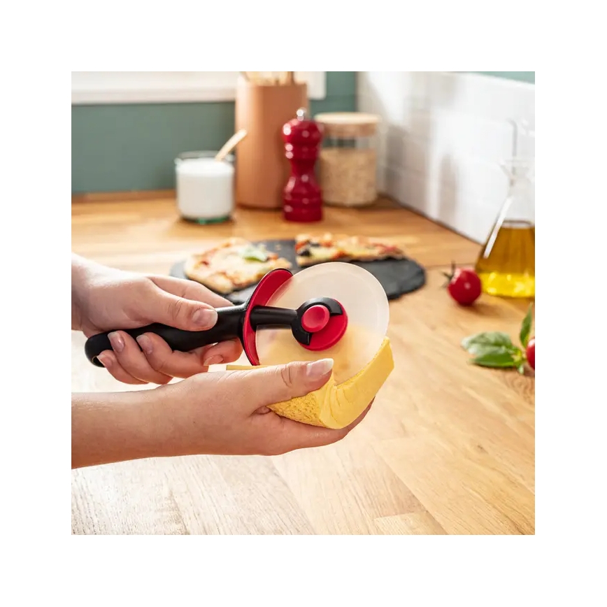 Tefal - Нож для пиццы INGENIO нержавеющая сталь/черный