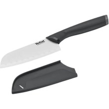Tefal - Нож Сантоку из нержавеющей стали COMFORT 12,5 см хром/черный