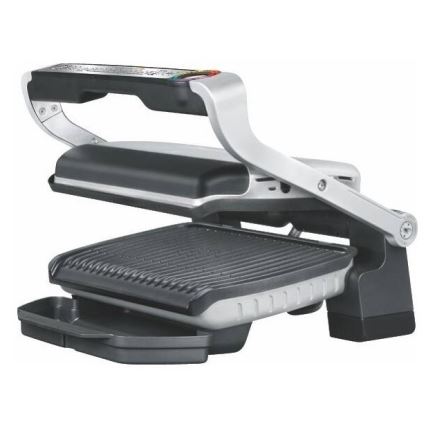 Tefal - Контактный гриль OPTIGRILL+ INOX WAFFLES 2000 Вт/230 В черный/хром