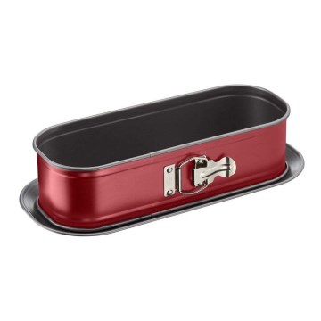 Tefal - Овальная форма для выпекания разборная DELIBAKE 30x11 см красный