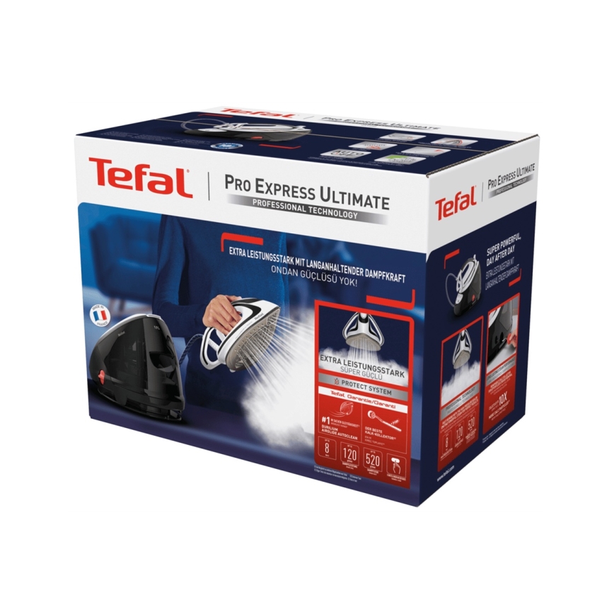 Tefal - Парогенератор EXPREEE ULTIMATE 2600W/230V чорний/білий