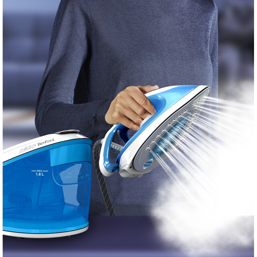 Tefal - Парогенератор EXPRESS AIRGLIDE 2800 Вт/230 В, синий