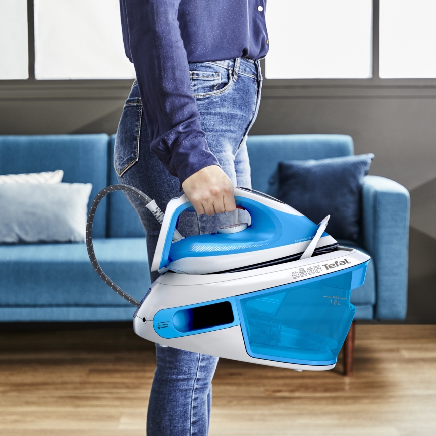Tefal - Парогенератор EXPRESS AIRGLIDE 2800 Вт/230 В, синий