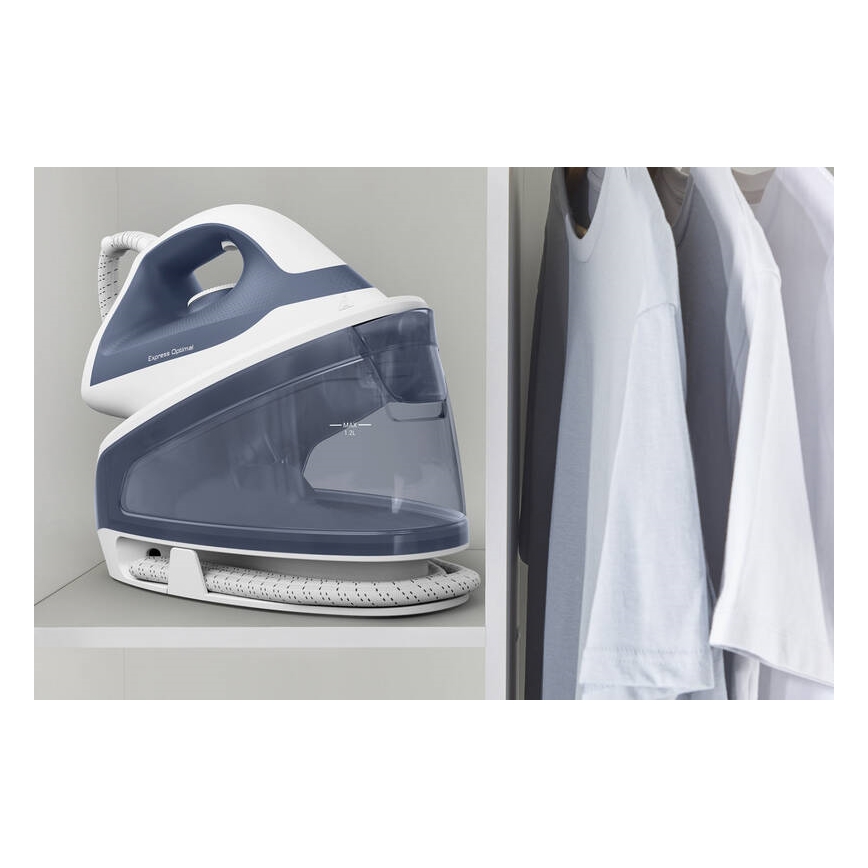 Tefal - Парогенератор EXPRESS OPTIMAL 2200W/230V синий