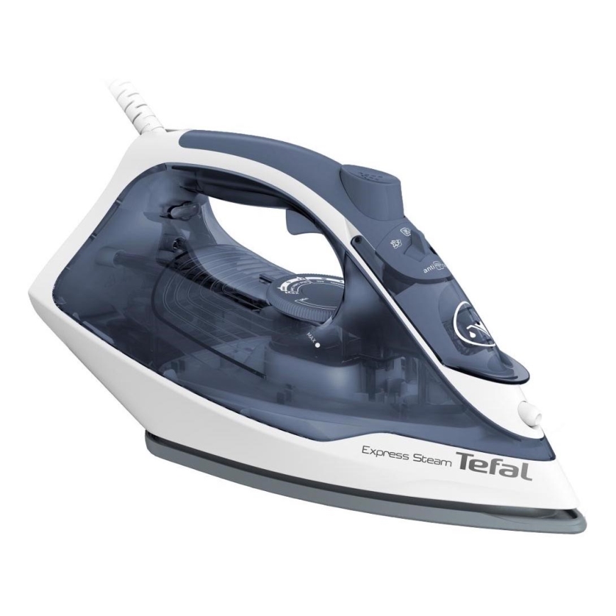 Tefal - Парова праска EXPRESS STEAM 2400W/230V білий/синій