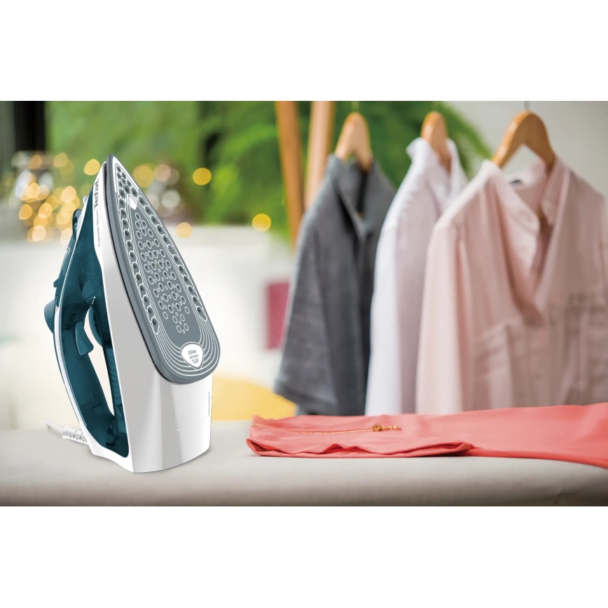Tefal - Парова праска EXPRESS STEAM 2400W/230V бірюзовий
