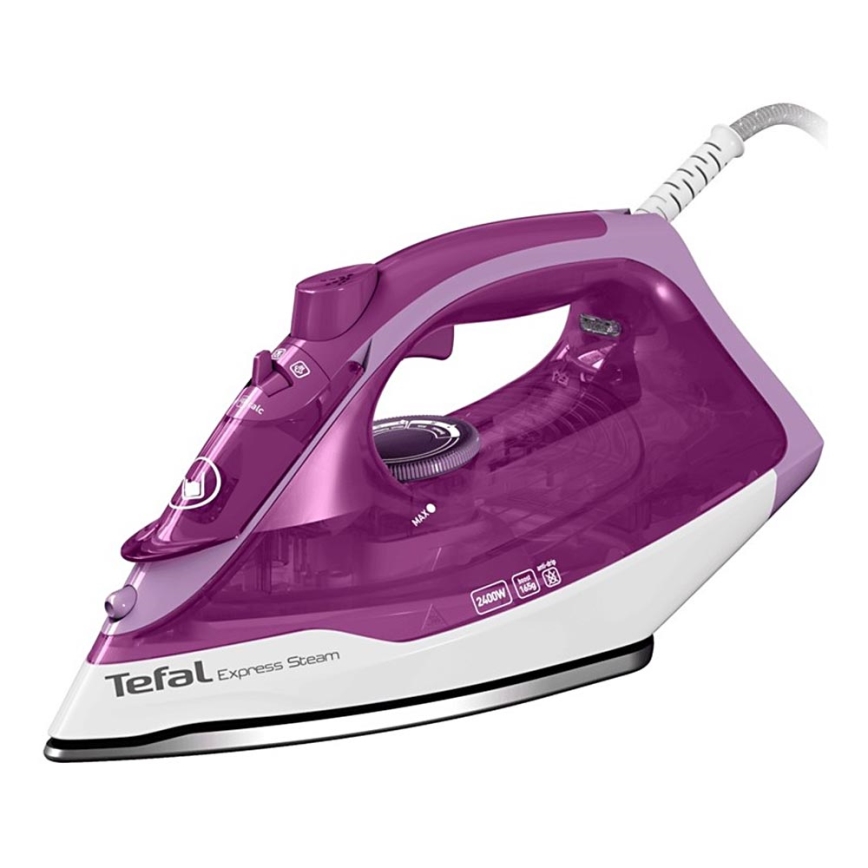 Tefal - Парова праска EXPRESS STEAM 2400W/230V фіолетовий