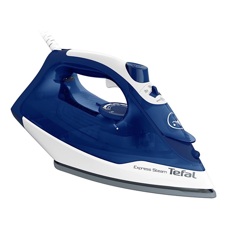 Tefal - Парова праска EXPRESS STEAM 2400W/230V синій
