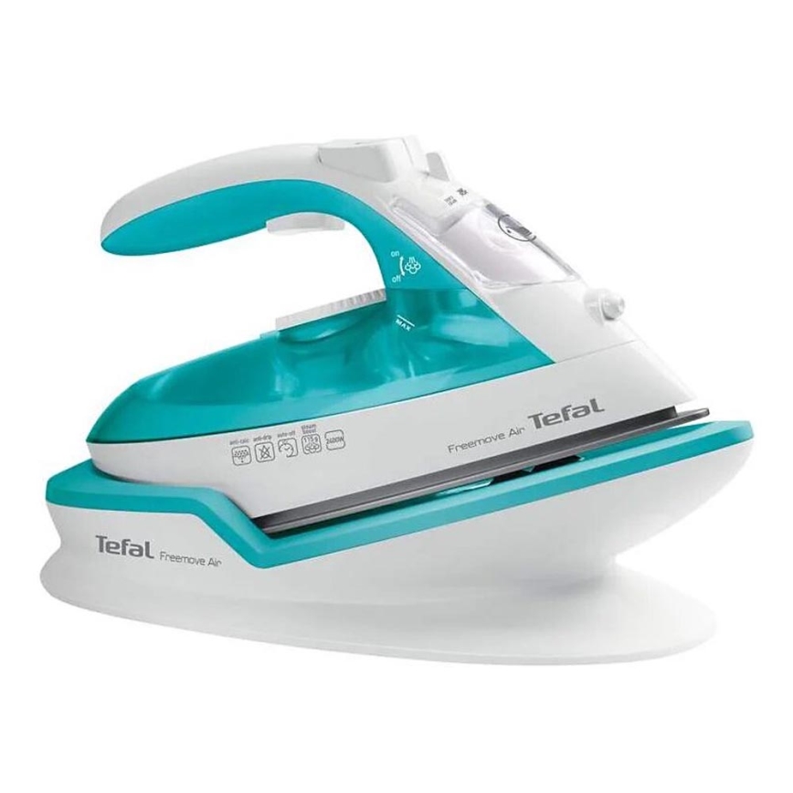 Tefal - Парова праска FREEMOVE AIR 2400W/230V білий/бірюзовий