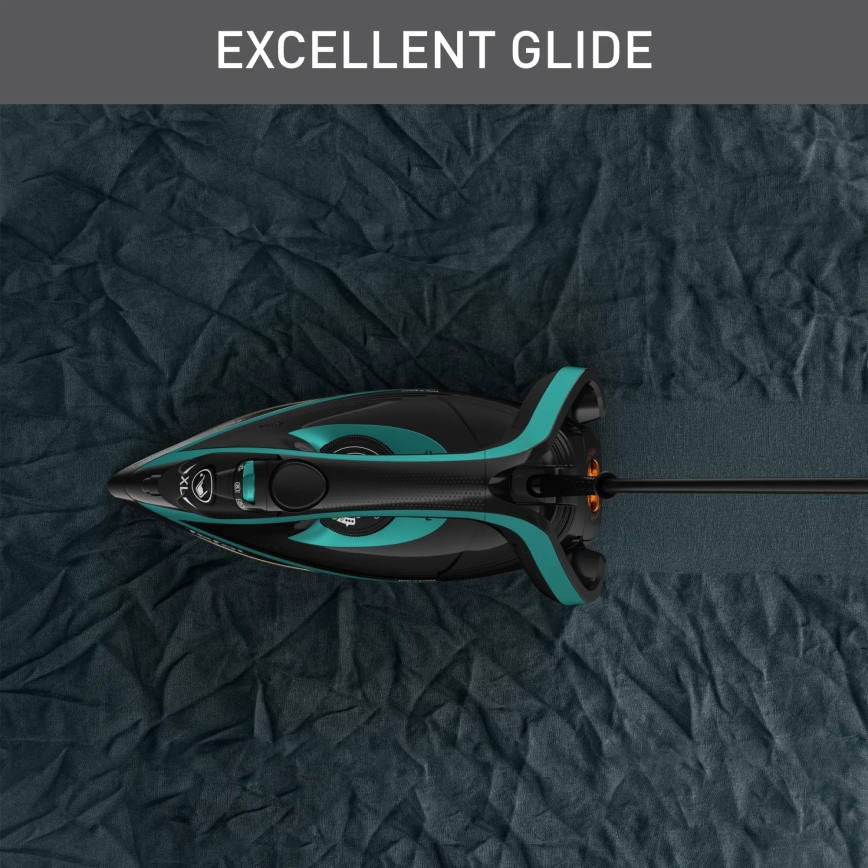 Tefal - Парова праска PUREGLISS 3000W/230V бірюзова/чорна