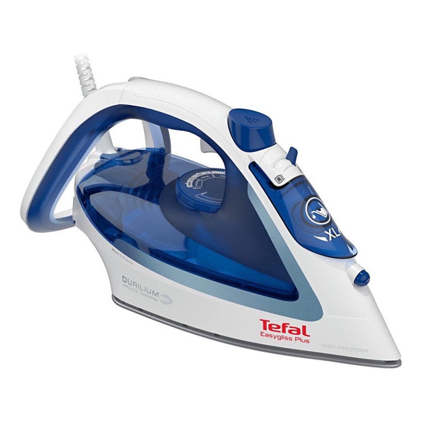 Tefal - Парова праска STEAM IRONS EASYGLISS 2500W/230V білий/синій