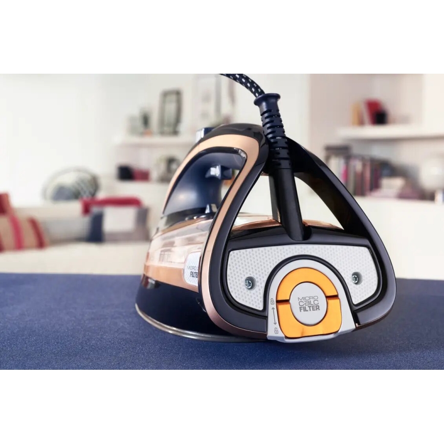 Tefal - Парова праска ULTIMATE PURE 3000W/230V мідний/чорний