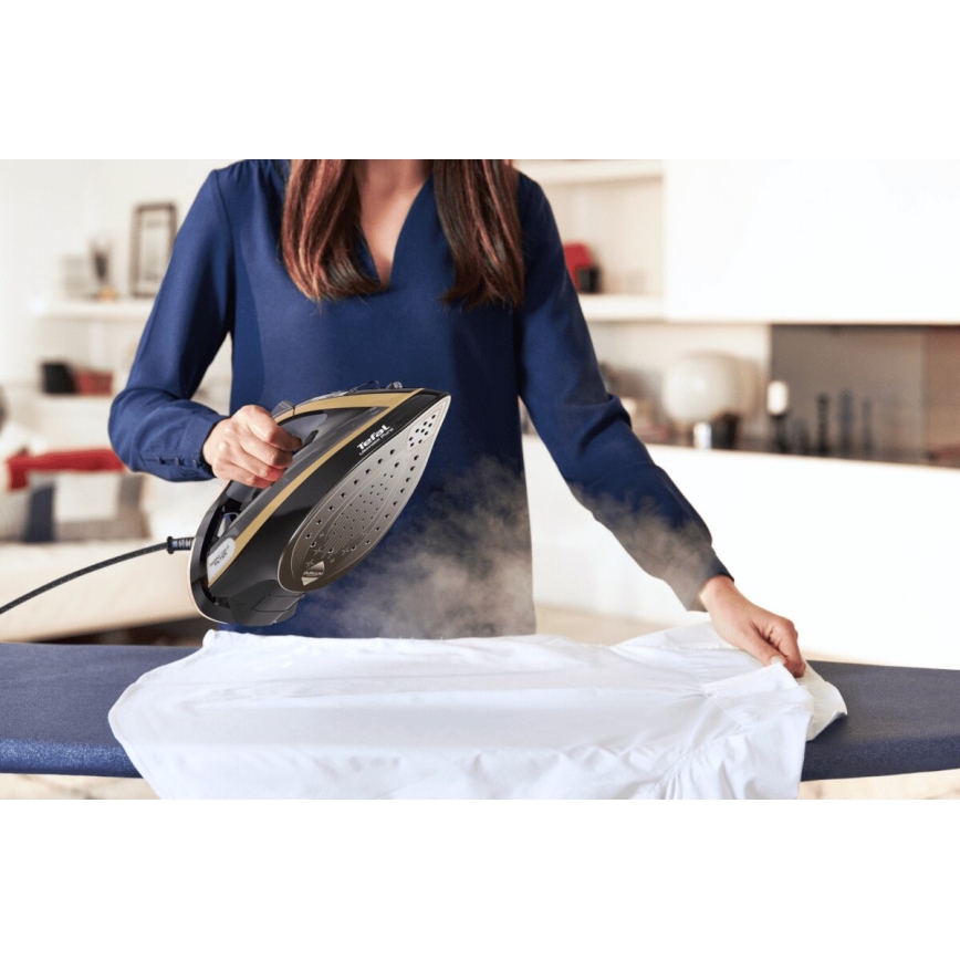 Tefal - Парова праска ULTIMATE PURE 3000W/230V золотий/чорний