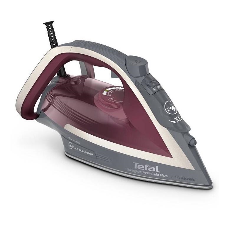Tefal - Парова праска ULTRAGLISS PLUS 2800W/230V бордовий/сірий
