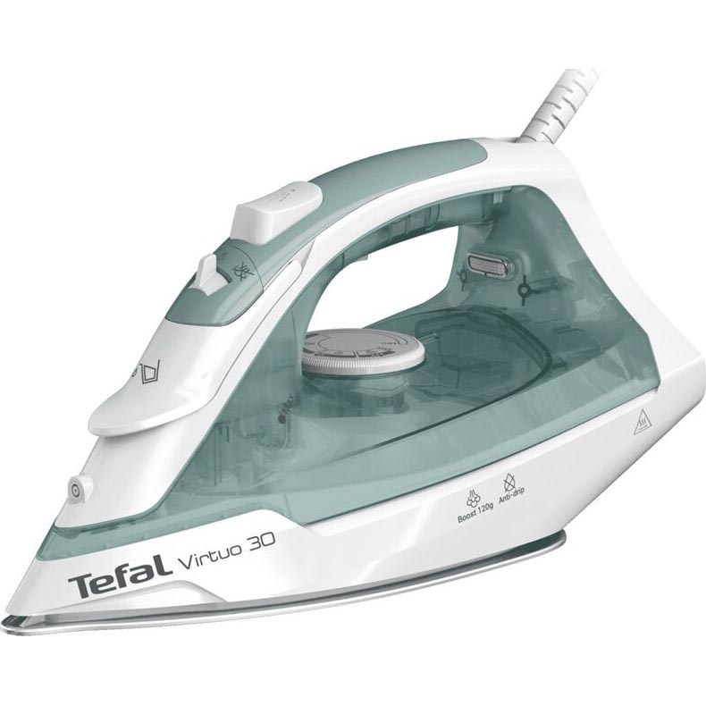 Tefal - Парова праска VIRTUO 2000W/230V зелений