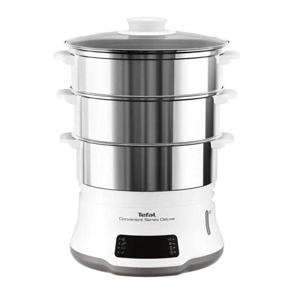 Tefal - Пароварка CONVENIENT SERIES DELUXE 9л 900W/230V нержавіюча сталь