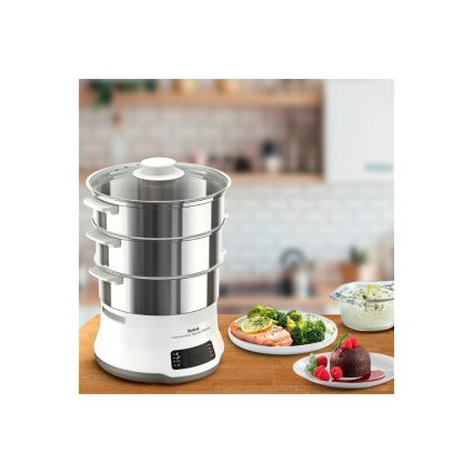 Tefal - Пароварка CONVENIENT SERIES DELUXE 9л 900W/230V нержавіюча сталь