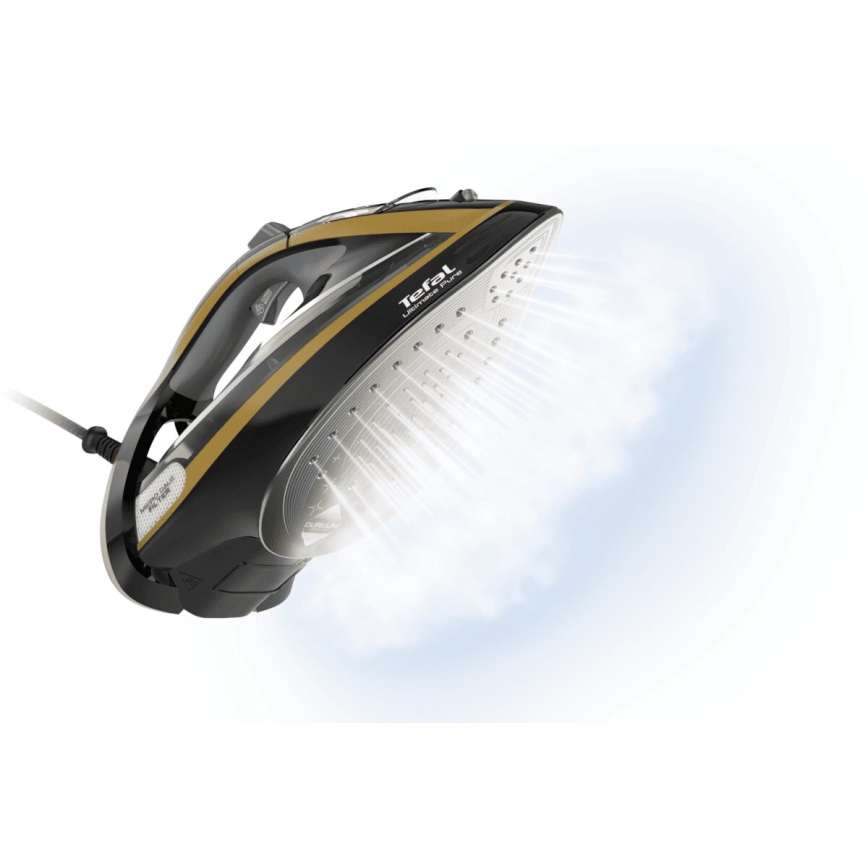 Tefal - Паровой утюг ULTIMATE PURE 3000W/230V золотистый/черный