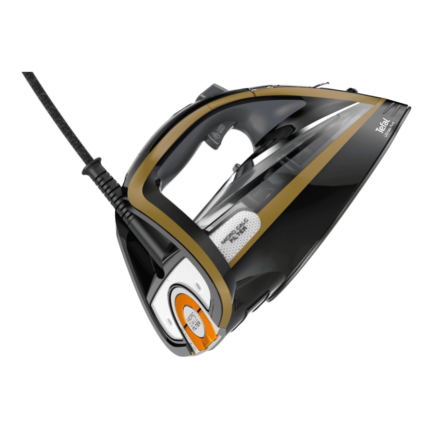 Tefal - Паровой утюг ULTIMATE PURE 3000W/230V золотистый/черный