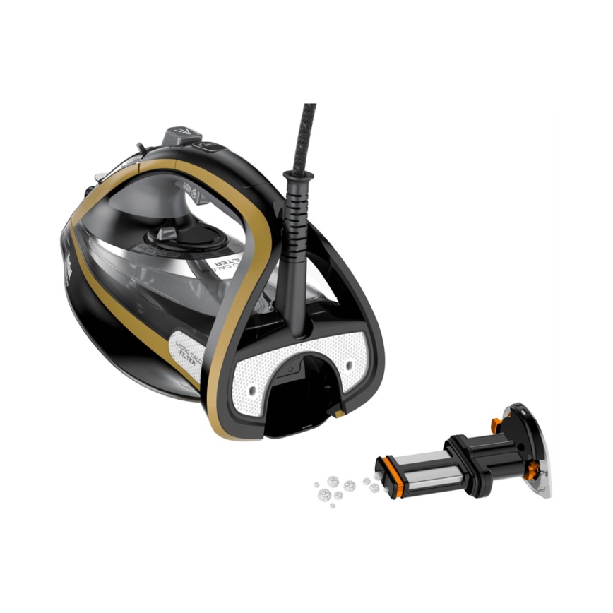 Tefal - Паровой утюг ULTIMATE PURE 3000W/230V золотистый/черный