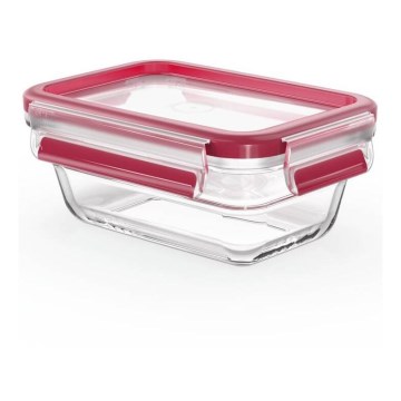 Tefal - Пищевой контейнер 0,45 л MSEAL GLASS красный/стекло