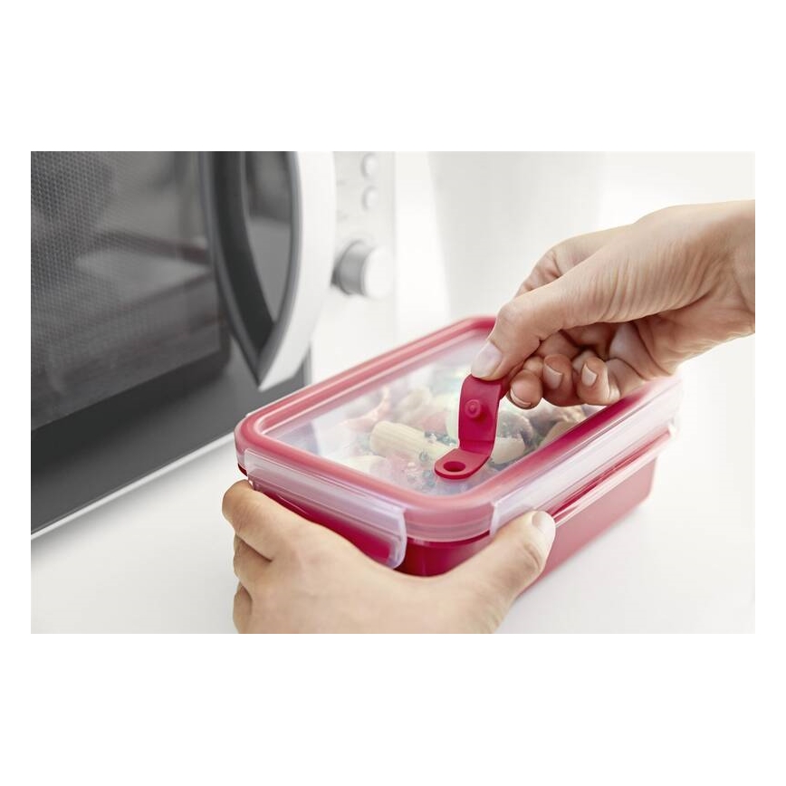 Tefal - Пищевой контейнер 0,8 л MASTER SEAL MICRO красный