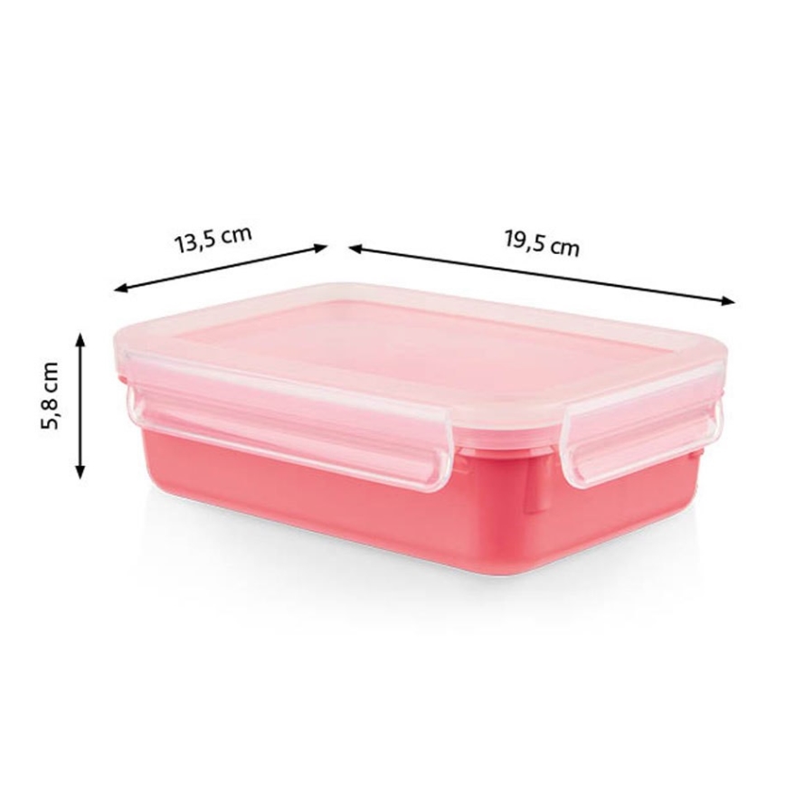 Tefal - Пищевой контейнер 0,8 л MSEAL COLOR розовый
