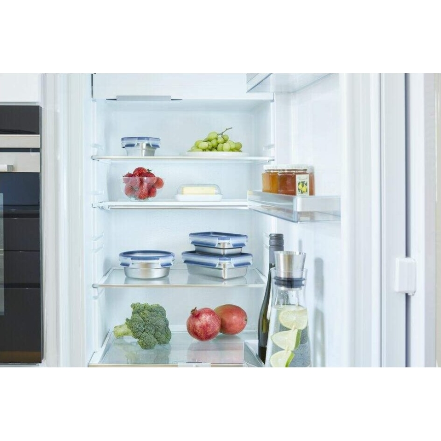Tefal - Пищевой контейнер 0,8 л MSEAL STEEL синий/нержавеющая сталь