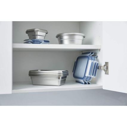 Tefal - Пищевой контейнер 0,8 л MSEAL STEEL синий/нержавеющая сталь