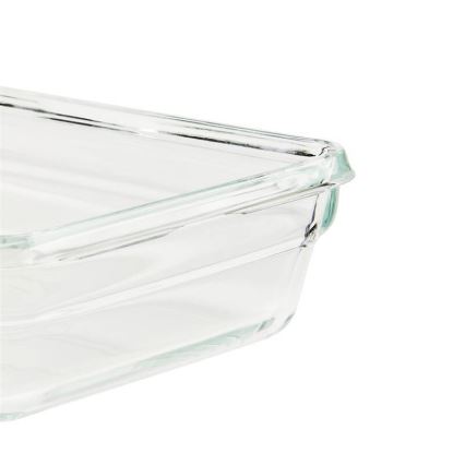 Tefal - Пищевой контейнер 0,85 л MSEAL GLASS красный/стекло