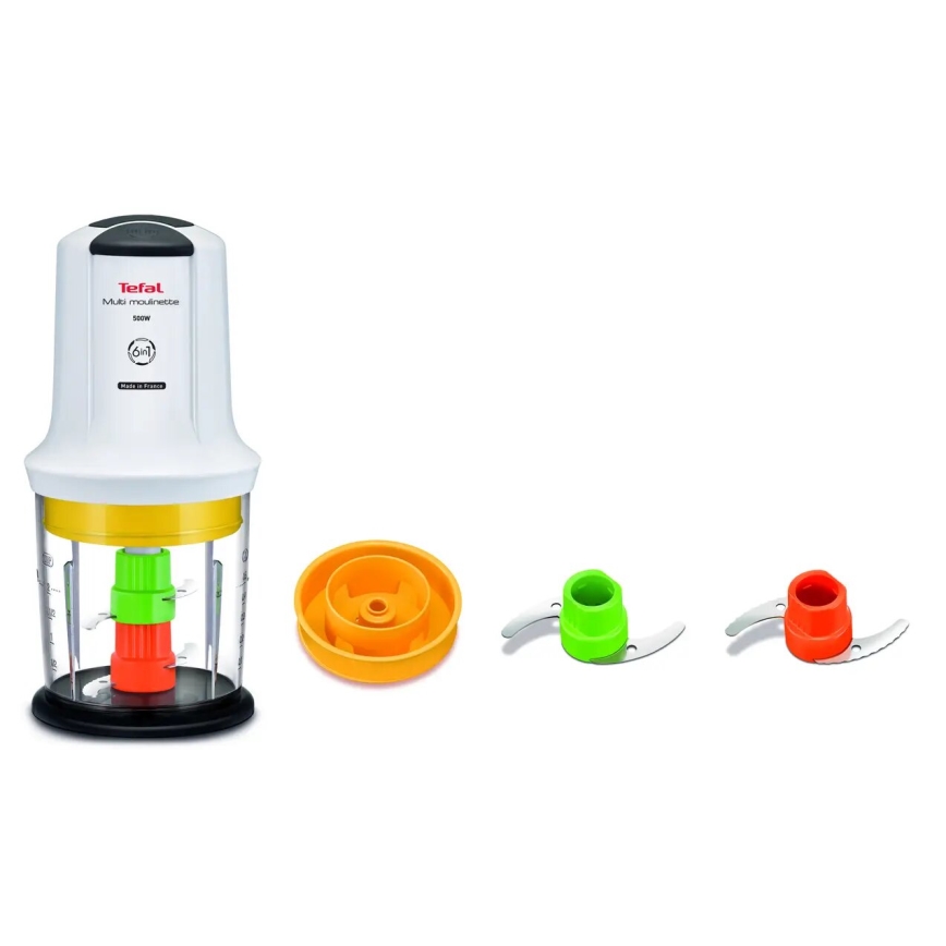 Tefal - Подрібнювач харчових продуктів 500W/230V білий