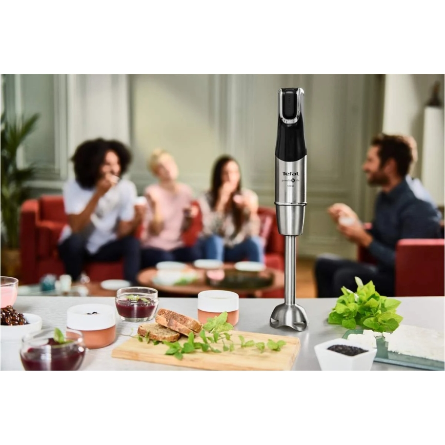 Tefal - Погружной блендер INFINY FORCE PRO 5в1 1200W/230V черный/нержавеющая сталь