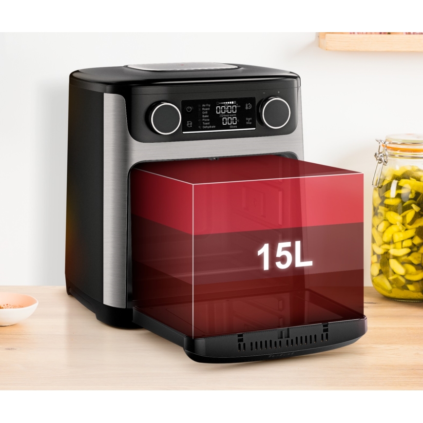 Tefal - Повітряна фритюрниця 15 л EASY FRY 9 в 1 1800 Вт/230 В