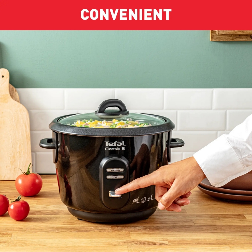 Tefal - Рисоварка CLASSIC 500W/230V 3 л чорний