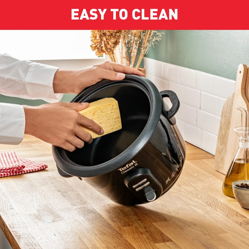 Tefal - Рисоварка CLASSIC 500W/230V 3 л чорний
