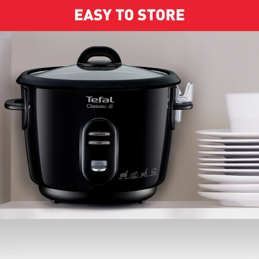 Tefal - Рисоварка CLASSIC 500W/230V 3 л чорний