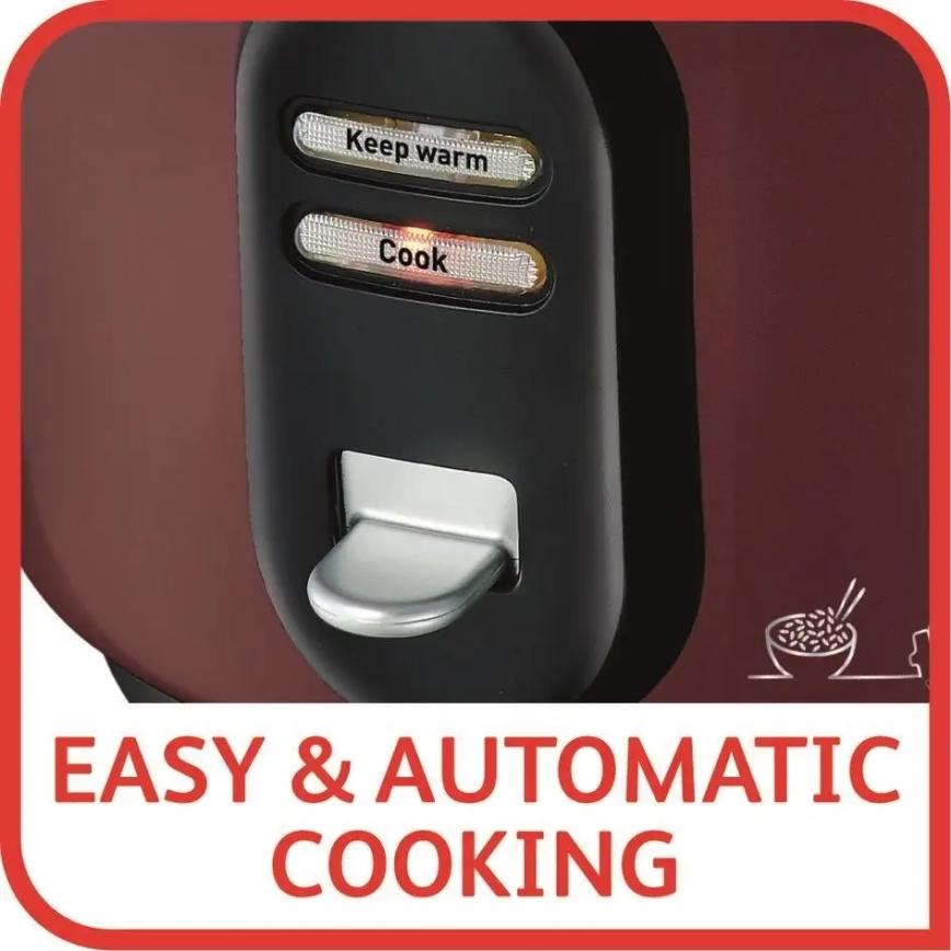 Tefal - Рисоварка CLASSIC 600W/230V 5 л черный