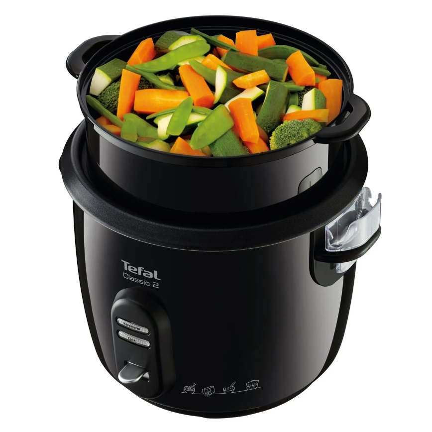 Tefal - Рисоварка CLASSIC 600W/230V 5 л чорний