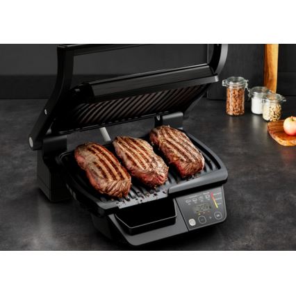 Tefal - Розумний електричний гриль Tefal OPTIGRILL 2000 Вт/230 В