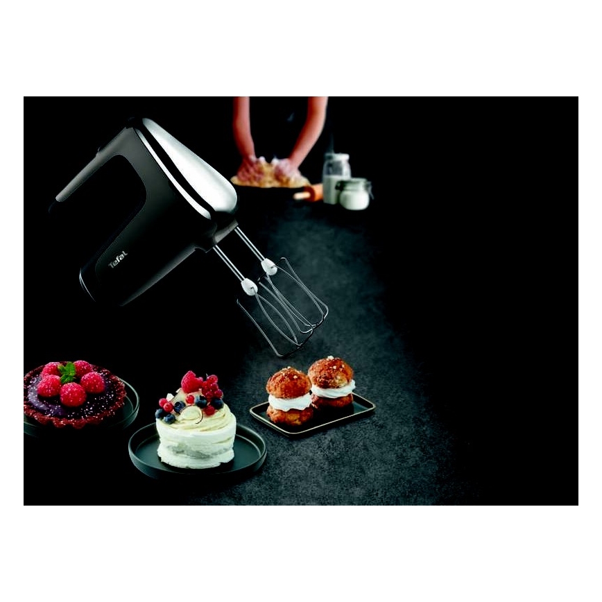 Tefal - Ручной миксер POWERMIX SILENCE 600W/230V черный/серый
