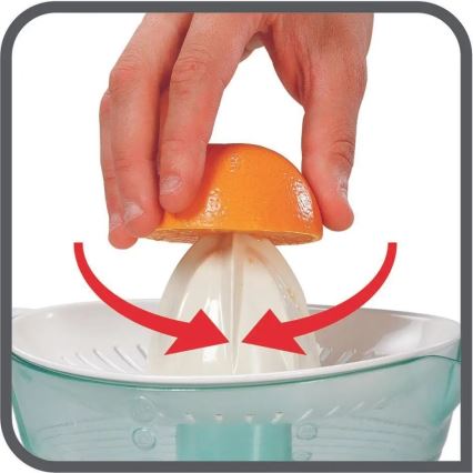 Tefal - Соковыжималка для цитрусовых VITAPRESS 0,6 л 25W/230V белый/черный