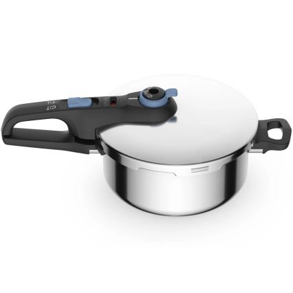 Tefal - Скороварка 4 л SECURE TRENDY нержавеющая сталь