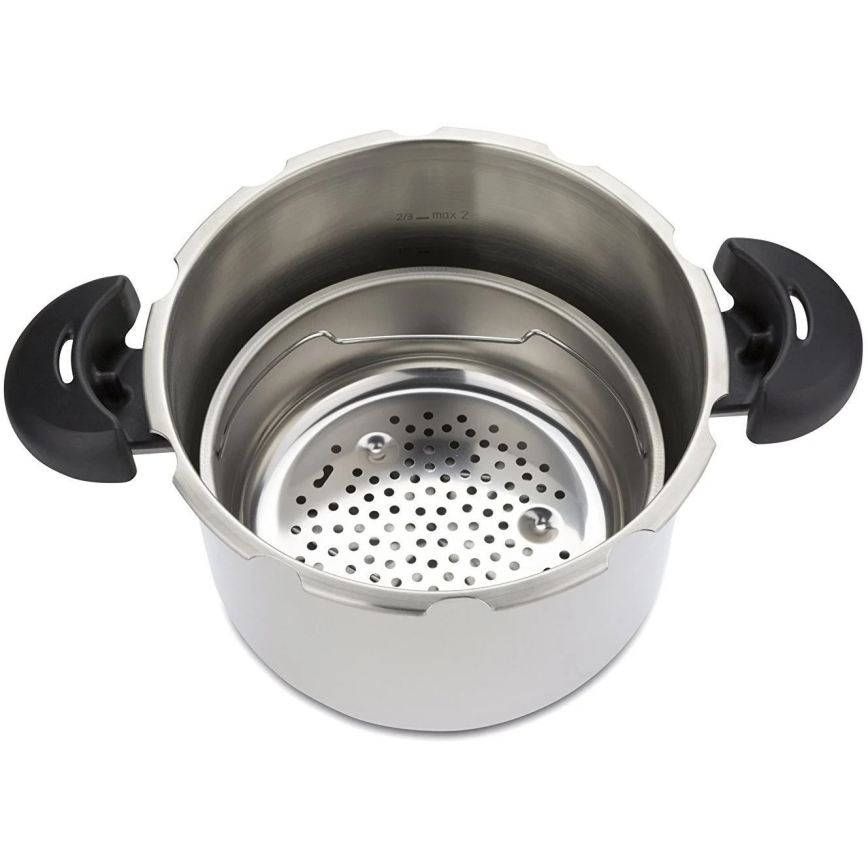 Tefal - Скороварка 6 л CLIPSO MINUT EASY нержавіюча сталь