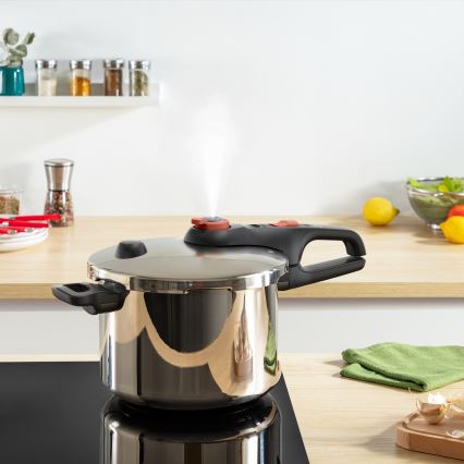 Tefal - Скороварка 6 л SECURE TRENDY + набір із 5 шт. INGENIO EMOTION