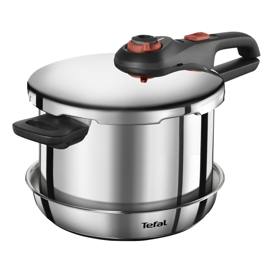 Tefal - скороварка 6 л SECURE TRENDY + набор из 5 предметов INGENIO EMOTION