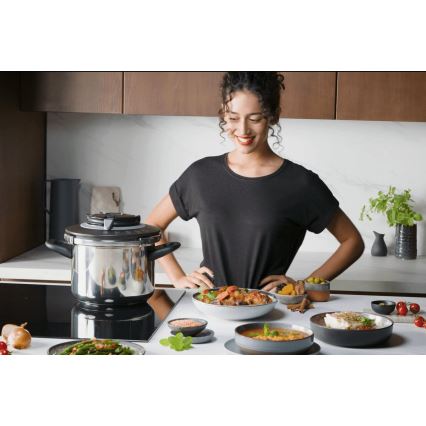 Tefal - Скороварка 8 л CLIPSO+ CHEF нержавеющая сталь