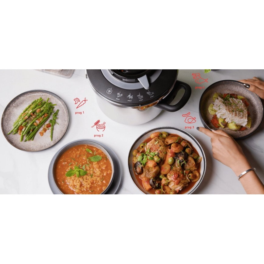 Tefal - Скороварка 8 л CLIPSO+ CHEF нержавеющая сталь