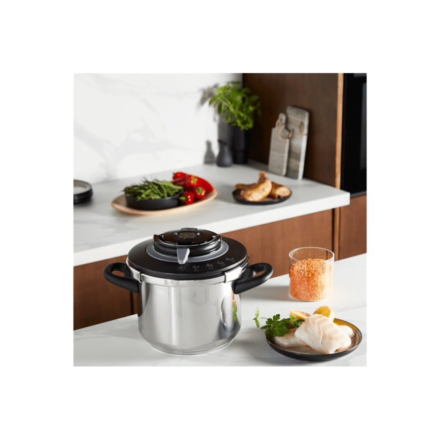 Tefal - Скороварка 8 л CLIPSO+ CHEF нержавеющая сталь