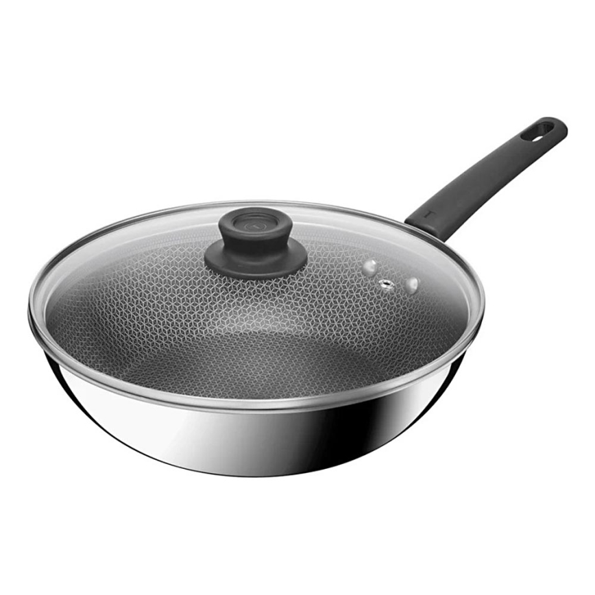 Tefal - Сковорода WOK POWER з кришкою 28 см