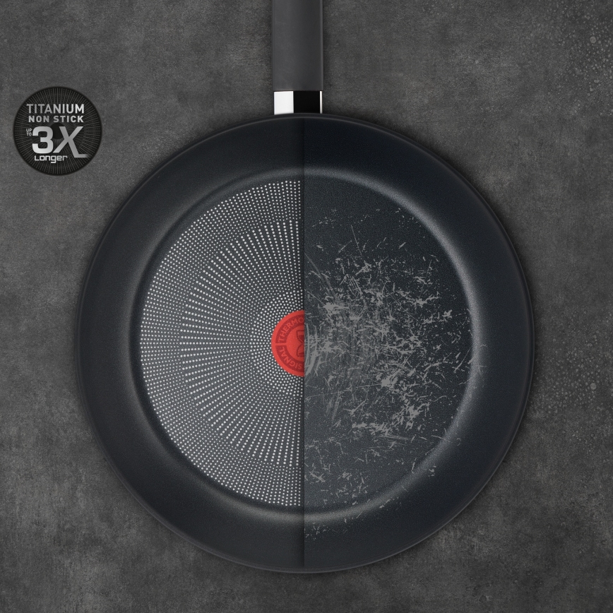 Tefal - Сковорода WOK TITANIUM FORCE 28 см